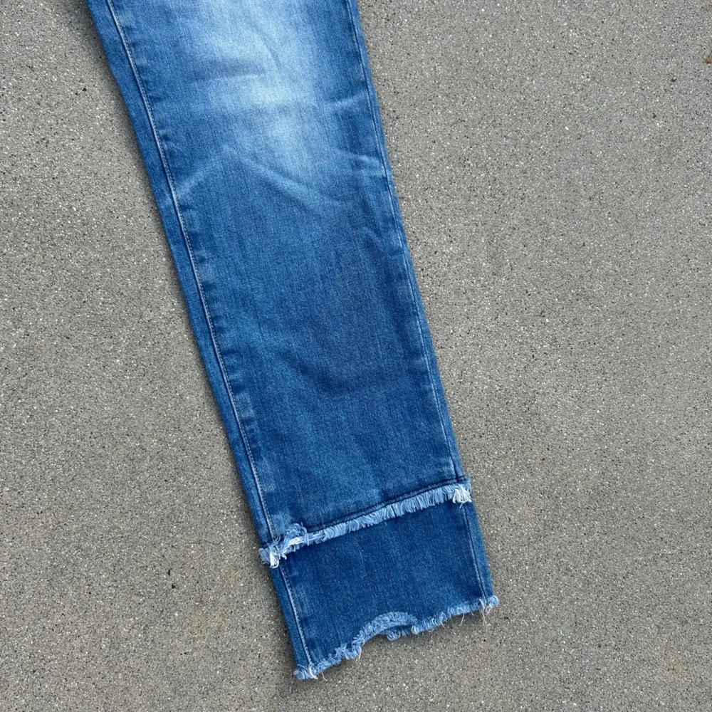 Adriano Goldschmied The Isabelle High Rise Straight Leg Denim Jean Women Sz 26 R - Picture 5 of 10